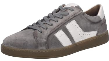 Josef Seibel Sneaker basse da uomo Lio.07, larghezza G (normale), plantare intercambiabile, Asphalt Kombi, 44 EU