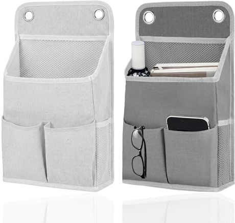 CZMTBO 2 Stück Shängeorganizer Camping, Faltbare Hängeaufbewahrung Tür Organizer mit 4 Haken Organizer Wohnmobil Wandtasche Wand Hängende Aufbewahrungstasche für Schlafzimmer Büro Wohnmobil