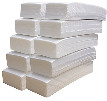 Crisnails - Bandas de Papel para Depilación con Cera, 10 Paquetes (1000 Unidades)