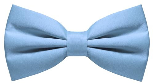 JEMYGINS Herren Matten Fliege erhältlich in Uni Farben hellblau