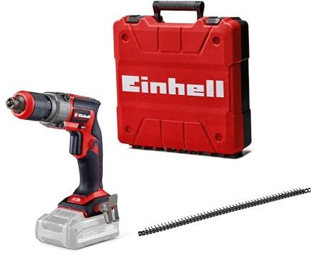 Einhell Professional Akku-Trockenbauschrauber TP-DY 18 Li BL-Solo Power X-Change (18 V, Brushless, Tiefenanschlag, Dauerbetrieb, inkl. Bit + Schraubengurte, ohne Akku)