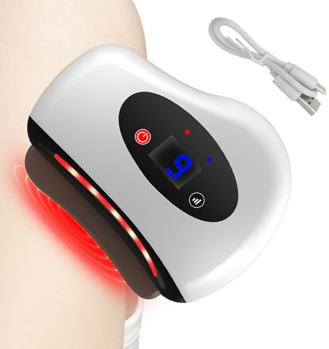 Rascador muscular con calefacción, dispositivo de relajación corporal de terapia térmica, masajeador de tejidos profundos, rascador eléctrico para recuperación después del entrenamiento, viajes en el