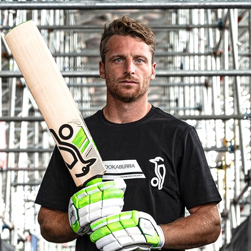 Kookaburra Kahuna Jos Buttler Pro Players Replica Cricket Bat, lime