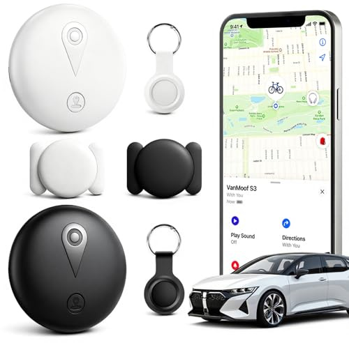 2 mini localizzatori GPS magnetici, localizzazione del veicolo senza costi mensili, localizzatore GPS in tempo reale con app per smartphone per Android e iOS, localizzatore GPS per auto, biciclette