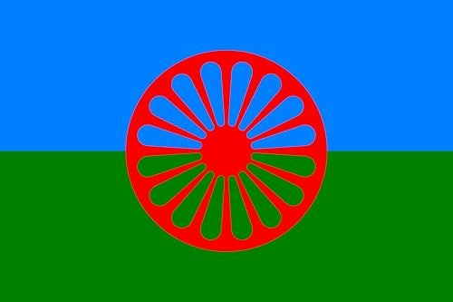 Durabol Bandera Gitana Gypsy Romani People (Satén 150x90cm)