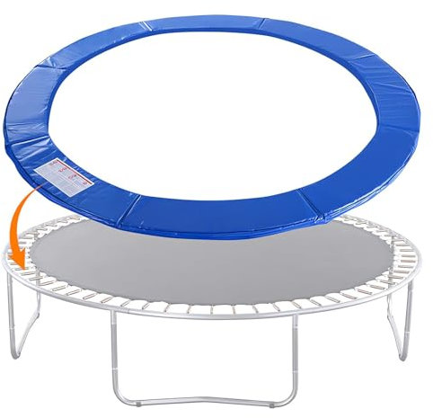 KDXYSL randabdeckung für Trampolin Ø 183/244/275/305/366/427/488 cm - Kinetic Trampolin ersatzteile, 15 mm EPE-Schaumstoff,Trampolinzubehör Ersatzteile für Gartentrampoline, 14FT/427CM
