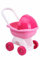 Kinder Puppenwagen Rosa ab 3 4 5 Jahre Puppenbuggy Kinderspielzeug Puppen Kinderwagen Puppenzubehör Mädchen Geschenke