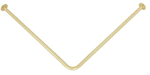 Bastone per Tende a Forma di U - Supporto in Metallo Resistente per camerini, Negozi di Abbigliamento, Negozi di Abiti da Sposa e camerini di Prova - Soluzione espositiva Resistente ed elega