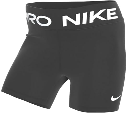 Nike Damen Shorts Pro, Black/Black/White, M, AO9977-010