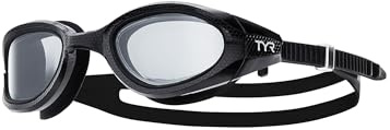TYR Special Ops 3.0 Non-Polarized Adult Fit Swimming Goggles (Smoke, Black)