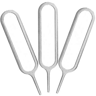 jbTec 3X SIM-Pin Handy-Nadel zum Öffnen des Telefon-Karten-Halter - Öffner Stift Tool Werkzeug Simnadel Ersatz SIM-Karte