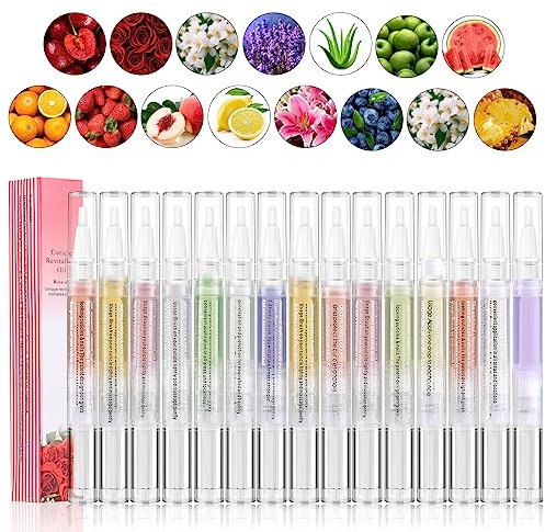 Bestauty Nagelöl Stift, Nagelhautöl Cuticle Oil Nail Care Pen mit Vitaminen Nagelpflegestift Nagelhaut, Nagelhautöl Pflege Nail Care Oil Pen für Fuß und Finger Nägel & Nagelhaut(15 Stück)