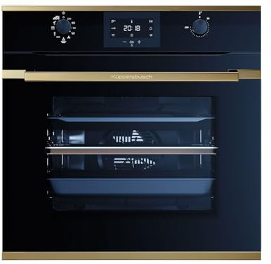 Küppersbusch BP 6332.0 S4 K-Series.3 Pyrolyse Pizza-Backofen Schwarz/Gold