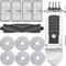 Geoviizon Accessori Ricambi per dreame L10s Pro Ultra Heat/L10s Ultra Gen 2/X30 Ultra/Mova E30 Ultra Robot Aspirapolvere,1 Spazzola Principale,4 Filtri Hepa,6 Sacchetti,6 Panni mop,4 Spazzole Laterali