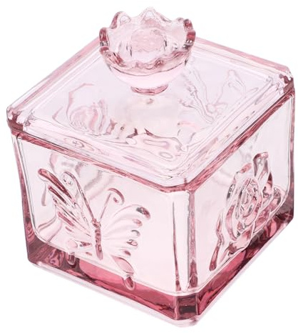 LIFKOME Large Capacity Glass Storage Container Sealed Tea Canister Stylish Design Keeps Food Fresh and Dry Multi-Functional Use for Kitchen and Pantry