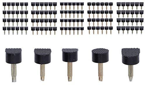 120Pcs High Heel Tip Caps, TPU Polyurethane Iron Shoes Repair Kits, Non - Slip Heel Protector with 5 Sizes, Durable Heel Stopper for Women's High Heels Replacement and DIY Shoe Rep