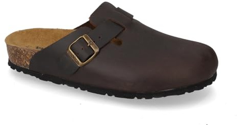 Valleverde VH32950IG Sabot Casual Uomo Pelle Marrone Suola Gomma