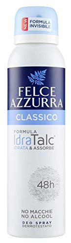 Felce Azzurra - Klassisches Lufterfrischer mit IdraTalk Formel, Wirksamkeit 48 Stunden, fleckenfrei - 150 ml