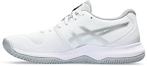ASICS Women's Gel-Tactic 12 Volleyball Shoes, 9.5, White/Pure Silver