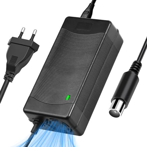 Honszex 36V Chargeur Trottinette Xiaomi M365, 42V 2A Chargeur Trotinette Electrique pour NovaMile N20/G30, La série Xiaomi et Segway Ninebott, Chargeur Universel pour Batterie Lithium 36V