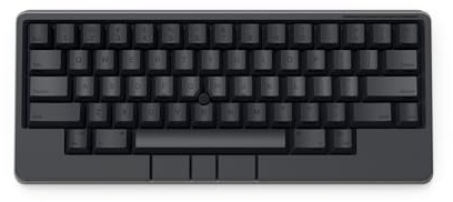 HHKB - Happy Hacking Keyboard Studio (Wireless, Bluetooth, Wired, USB-C, Silent, Mac, Windows, Snow (Pure white), Printed Keycaps (CHARCOAL/BLACK)