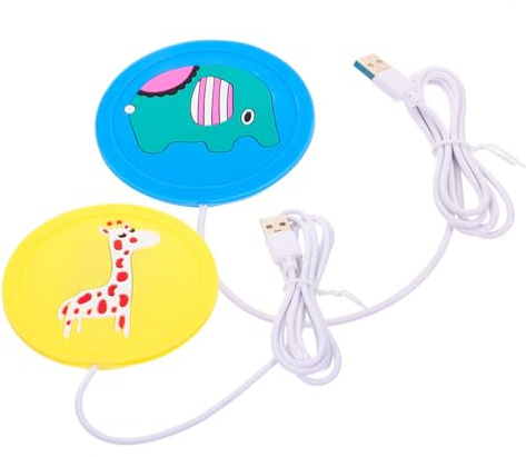 Cabilock 2piezas Calentador De Tazas USB para Bebés De Mantiene La De Leche y Bebidas Diseño Antideslizante para y para