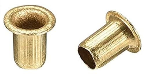 200 remaches huecos, 4 mm x 6 mm, ojales de doble cara, para placa de circuito PCB