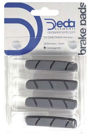 Deda Juego Zapatas Ruedas Carbono para Shimano, Sport, Multicolor (Multicolor), Talla Única