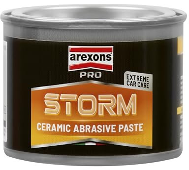 Arexons Car Care Pro STORM - Pasta Abrasiva Ceramica, Elimina Segni, Rigature e Residui sulla Carrozzeria, Lucida Vernici Ossidate, 150ml
