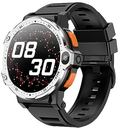 Zephyrion Reloj Inteligente 4G con GPS 2GB+16GB/ 4GB+64GB 1.54'' Pantalla Redonda Smartwatch Hombre Doble Cámara Android 8.1 WiFi Maps Video Chat IP67 Impermeable (1+16GB, Plata)