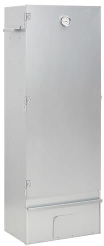 vidaXL Forno Affumicatore BBQ Generatore Fumo Freddo Acciaio Zincato, affumicatore con generatore Fumo, griglia da Esterno, Camera di affumicatura