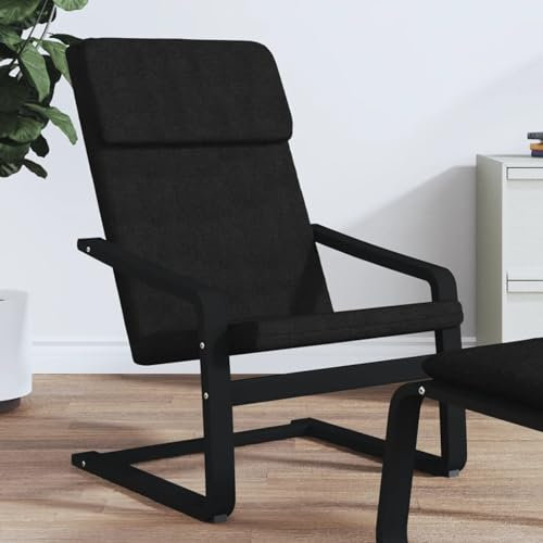 ShGaxin Sillón de Relax de Tela Negro, Butacas De Cine, Sillones Salon, Sillon Tantra Sexual, Sillón De TV, Sillon Lactancia 351058