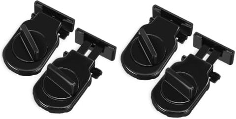 Artibetter 4pcs Window Locks Security Window Stoppers Safety Locks for Sliding Doors