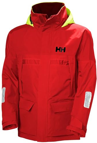 Helly Hansen - Giacca da uomo Pier 4.0 - Impermeabile per vela e pioggia - Giacca leggera per esterni - Giacca con cappuccio per maltempo, Large