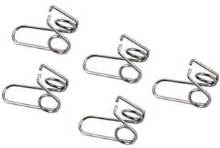 ARTSEWPLY 5 Piezas Resortes de Drenaje para Trompeta de Repuesto de Latón Accesorios para Instrumentos de Viento Tornillos de Níquel para Llave de Agua Compatibles con Reparación de Trompeta