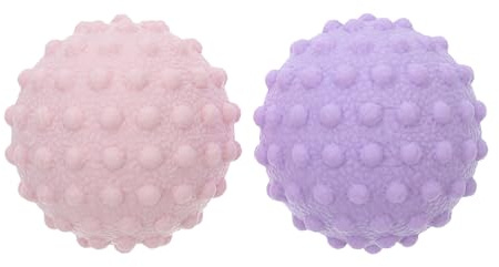 SWETRACE 2pcs Balles de Massage en Silicone Souple 49mm pour Fascias, Légères et Efficaces, pour Massage Corporel et Exercices de Fitness
