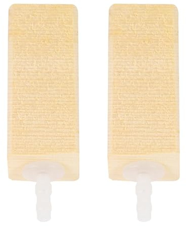 SHINEOFI 2 Piezas Piedra Burbuja de Madera Natural para Acuario Aireador Oxígeno para Skimmer de Proteína Aumenta Oxígeno y Circulación Nutricional Peceras