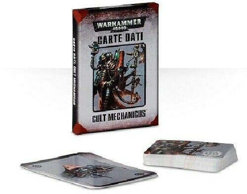 Warhammer Datenspiel 40,000 59-04-02 Data Cards Cult Mechanicus Games