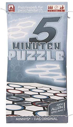 NSV - 3612 - MINNYS - 5 Minuten Puzzle - Kleines Würfelspiel - Plastikfrei