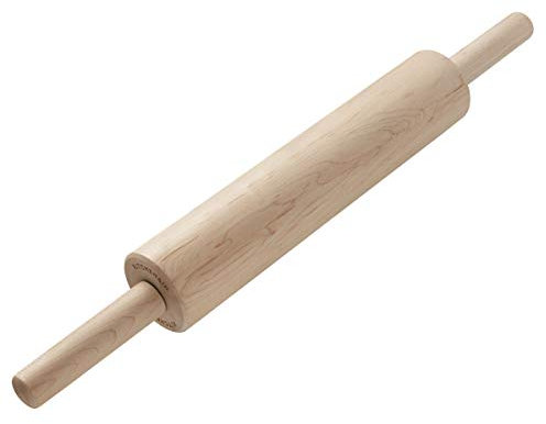 KitchenAid Gourmet Maple Wood Handled Rolling Pin, 22 Inch
