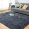 CHOSHOME Teppich Wohnzimmer Schlafzimmer Teppiche Flauschiger Hochflor Teppich Groß Super Weich Wohnzimmer Shaggy Anti-Rutsch Unterseite Teppiche Moderner Läufer 120x180CM Grau