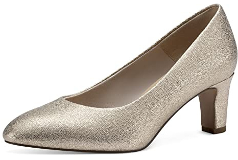 Tamaris Damen 1-1-22418-20 Pumps, Silver Glam, 39 EU