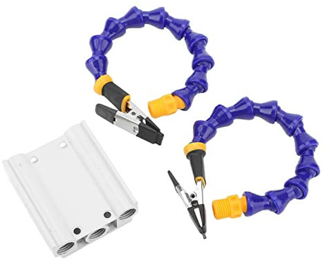 Herramienta de Soldadura con Manos Auxiliares, Tercera Mano Soldadura ABS con Brazo Flexible Múltiple, Soporte de Aleación de Aluminio para Estación de Soldar para Reparación Electrónica (2 piezas)