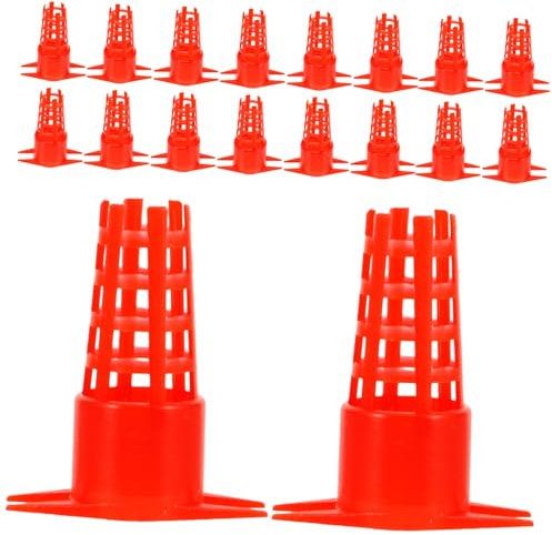 BESPORTBLE 20stücke Kunststoff Bienenkönigin Käfige Bienenkönigin Zellenschutz Käfig Halter Bienenkultivierung Werkzeug