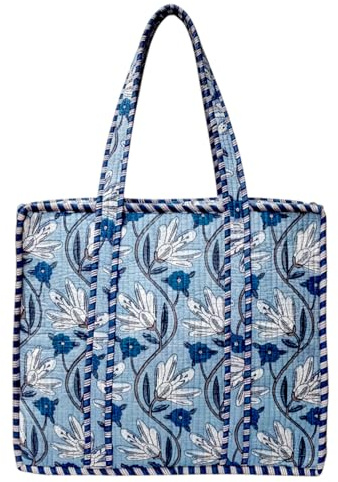 COTSILER Tote Bags Women Lightweight Travel Bag Purse Cotton Shoulder Tote Bag For Shopping Grocery & Beach Bag (Design No 29)