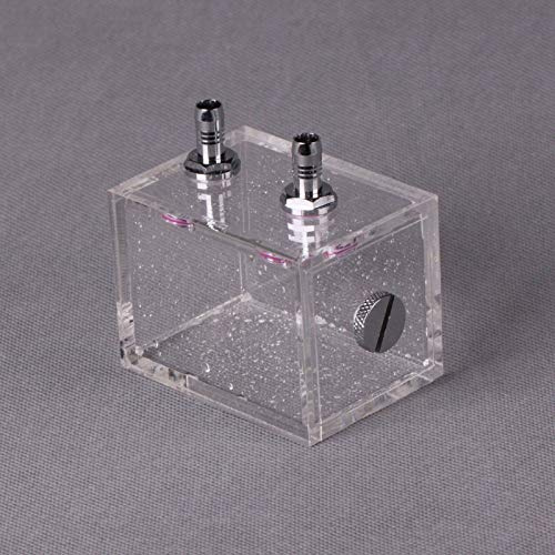 Cryfokt Serbatoio Raffreddato Ad Acqua Durevole da 200 Ml con Testine a Rotazione Rapida Facile Aggiunta di Acqua per Costruttori di PC