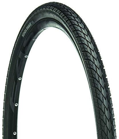 Neumático para Bicicleta - Khan II Preferred - 700 X 38 - TPI 30 - Uso Urbano Gran Rapidez y Ligereza - Excelente para Pavimento Mojado - Cubiertas para Bicicleta - Negro - Kenda