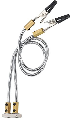 Saldatura a Due Braccia Mani di Aiuto Saldatura Regolabile Strumento di Terza Mano per Assemblaggio di Riparazioni Elettroniche Stazione di Assistenza per Officine Duplex