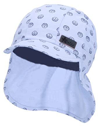 Sterntaler unisex - barn barnmössa Keps Nackskydd Ankare