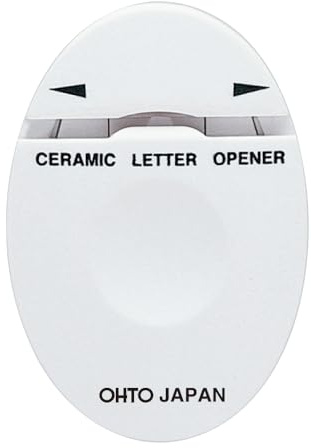 オート Auto Letter Opener Ceramic Letter Opener White CLO-A-WT